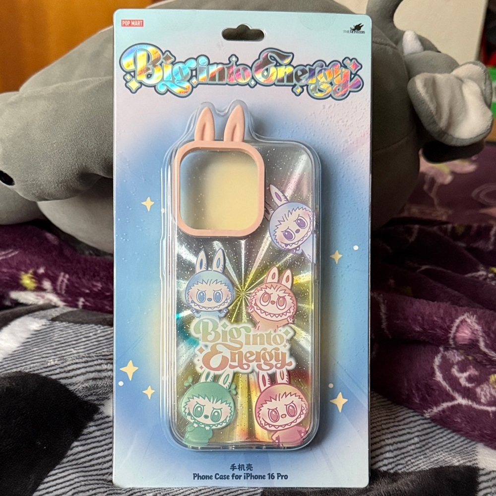 Authentic Pop Mart Big into Energy iPhone 16 Pro Case